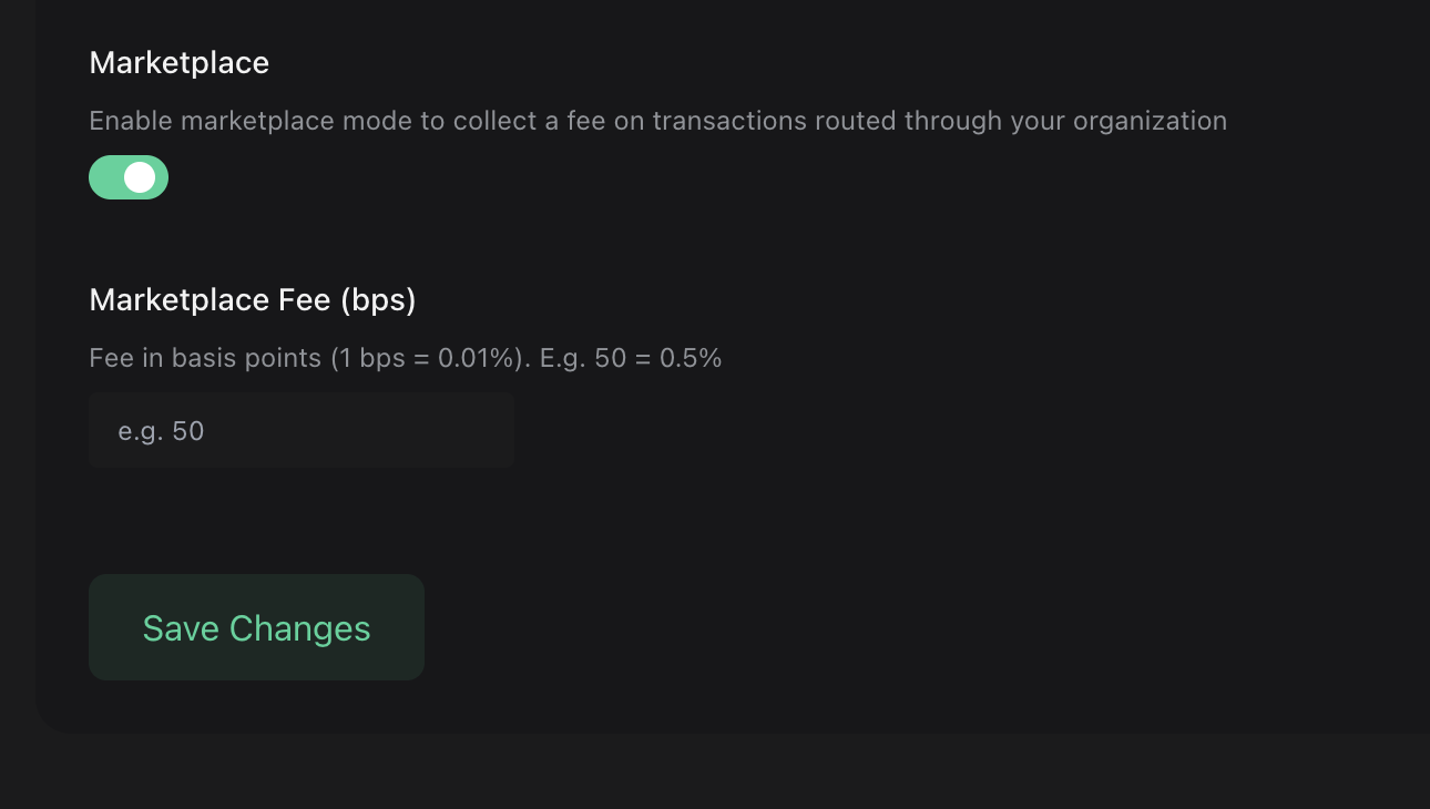 Meridian Developer Portal - Marketplace Interface